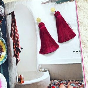 New, never worn long tassel Hart Studio earrings.